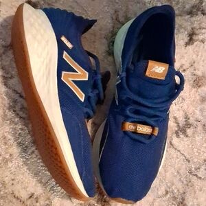 New Balance Blue and White Sneakers